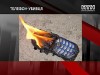 В результате взрыва мобильного погиб человек
