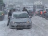 Донецк парализован снегом