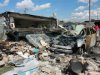 В Борисполе прогремел взрыв: уничтожены три автомобиля, взрыватель погиб