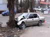 В Одессе водитель иномарки вылетел на прохожих и врезался в столб