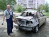 В Деснянском районе неизвестный поджег четыре автомобиля