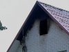 В Киеве молния подожгла крышу частного дома