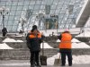 В Киеве - уже знакомые пробки из-за недостатка снегоуборочной техники