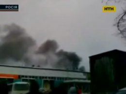 В российском Оренбурге горит торговый центр