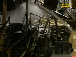 В Киеве сгорел склад бытовой техники