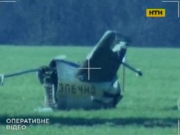 На Киевщине разбился военный вертолет