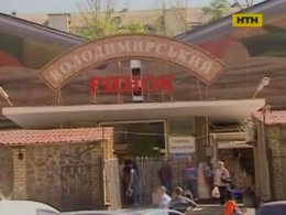 На рынке в Киеве горел ресторанчик