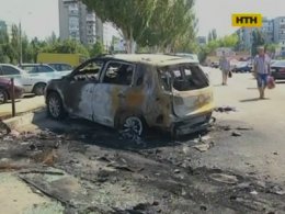 Из-за ночного поджога в Запорожье сгорели машины