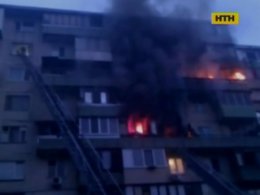 В Киеве горел дом