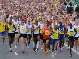 Международный марафонский забег состоялся в Харькове