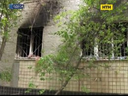 Таинственный взрыв вызвал пожар в одесском доме