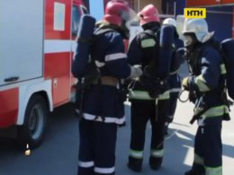 Учебная пожарная тревога в Виннице