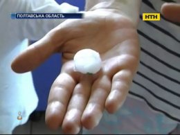 Злива з градом наробила лиха на Полтавщині