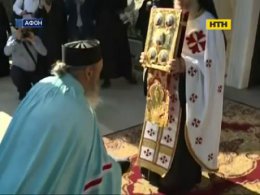 Украинские священники нанесли визит афонским монахам