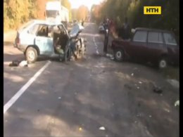 В Винницкой области двое Жигулей не поделили дорогу