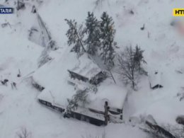 Гігантська лавина в Італії накрила готель у горах