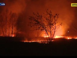 Известны подробности ночного пожара на левом берегу Днепра в столице