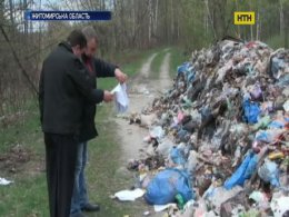 На Житомирщине скандал из-за мусора из Львова