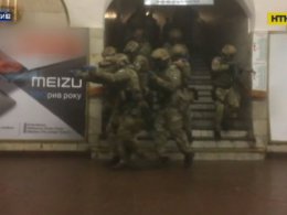 В рамках подготовки к Евровидению правоохранители провели спецтренировку в столичной подземке