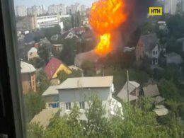Вибух на СТО в столичному приватному секторі ледь не закінчився масштабною пожежею
