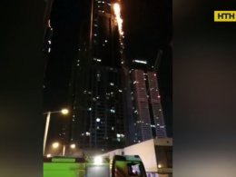 Один из самых высоких небоскребов мира - дубайский "Точ Тауэр" - потушили после масштабного пожара