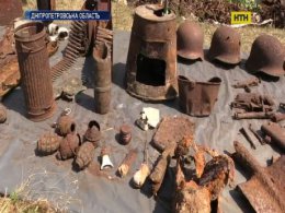 На Днепропетровщине энтузиасты-археологи нашли захоронение времен Второй мировой