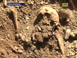 Массовое захоронение жертв расстрелов раскопали в Ивано-Франковске