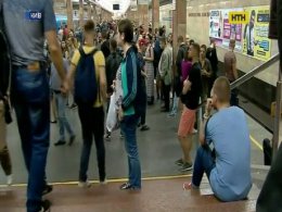Короткое замыкание парализовало киевское метро в час пик