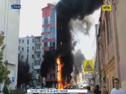 У російському Ростові-на-Дону згорів готель