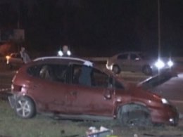 Смертельная авария в Киеве: водитель BMW сбил другой автомобиль и скрылся с места ДТП