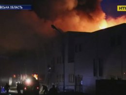 В Белой Церкви горели помещения и склад фармацевтической компании