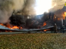В Киевской области сгорела детская спортивная школа