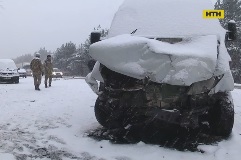 Обзор Свідка: аварии и состояние украинских дорог после метели