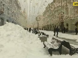 У Москві бушує найсильніша за всю історію метеоспостережень снігова буря