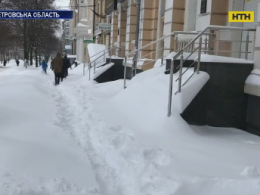 Двухмесячная норма снега выпала в Днепропетровской области