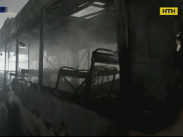 Пожежа в депо: постраждала водій тролейбуса