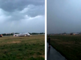Пасажири літака, який невдало приземлився в аеропорту "Київ", розповіли деталі аварії