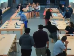 В Калифорнии феерично ограбили магазин Apple