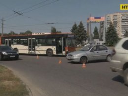 Очередное ДТП с участием маршрутки произошла в Черкассах