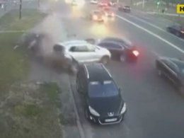 В Киеве свидетели аварии чуть не линчевали пьяного водителя