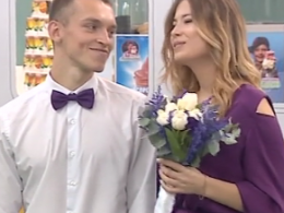 В аэропорту Борисполь устроили массовое бракосочетание
