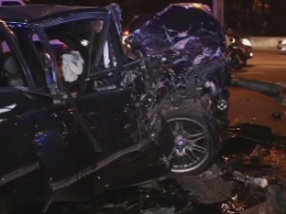 В Днепре водитель BMW разбил 10 автомобилей и попал в реанимацию