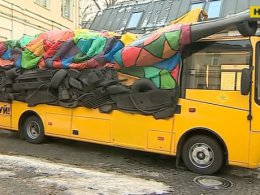 Известный автобус-призрак завершил гастроли по Украине
