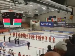 В Норвегии на хоккейном турнире сборной Беларуси вместо гимна включили хит "Песняров"