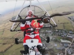 Во Франции сняли смешное видео с Санта Клаусом