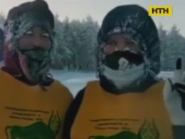 В Якутії відбувся екстремальний марафон за мінус 45 градусів морозу