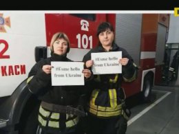 Первая женщина-пожарный из Черкасс поддержала 4-летнюю британку, которая хочет стать чрезвычайником