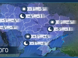 Холодный циклон из Европы надвигается на Украину