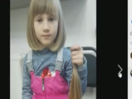 8-летняя одесситка подстриглась ради помощи онкобольным детям