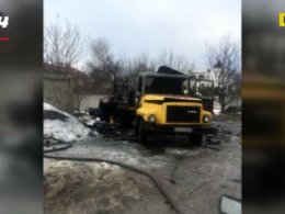 В Харькове произошел взрыв в автомобиле коммунальщиков